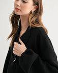JOH Apparel Frida Scuba Knit Balloon Sleeve Jacket