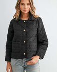 JOH Apparel Joshua Quilted Puffer Jacket with Toile Lining