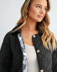 JOH Apparel Joshua Quilted Puffer Jacket with Toile Lining