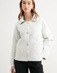 JOH Apparel Joshua Quilted Puffer Jacket with Toile Lining