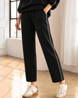 JOH Apparel Faryn Glitter French Scuba Knit Pants