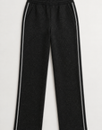 JOH Apparel Faryn Glitter French Scuba Knit Pants
