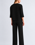 JOH Apparel Killian Pintuck Stretch Knit Top