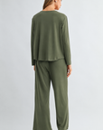 JOH Apparel Kary Side-Twist Long Sleeve Knit Top