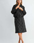 JOH Apparel Jovie Diamond Quilted Bomber Jacket