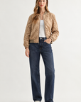 JOH Apparel Jovie Diamond Quilted Bomber Jacket