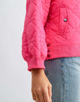 JOH Apparel Janessa Lightweight Quilted Bomber Jacket
