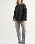 JOH Apparel Jessalynn Rhinestone Diamond Quilted Jacket