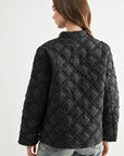 JOH Apparel Jessalynn Rhinestone Diamond Quilted Jacket