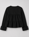 JOH Apparel James Jewel-Embellished Peplum Puffer Jacket