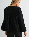 JOH Apparel James Jewel-Embellished Peplum Puffer Jacket