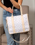 Dallas Checkered Tote