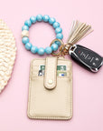 Silicone Key Ring Wallet Bracelet