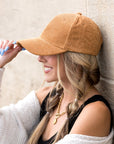 Corduroy Boyfriend Ball Cap