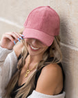 Corduroy Boyfriend Ball Cap