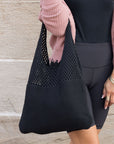 Soft Knit Hobo Shoulder Bag