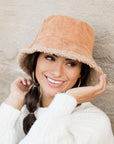 Reversible Sherpa Boucle Bucket Hat