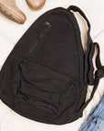 Oversize Canvas Sling Bag