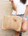 Straw Traveler Tote