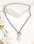 Coin Accent Chain Necklace