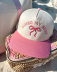 Doing My Best - Pink Vintage Trucker Hat - My Pampered Life Seattle