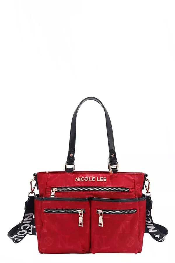 Nicole Lee USA Multi-Compartment Convertible Tote Bag