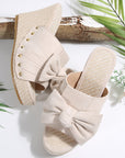 Nyomi Studded Wedge Platform Slippers