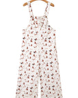 Western Adjustable Buttoned Strap Dungaree Jumpsuit
