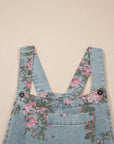 Floral Pleated High Waist Wide Leg Jumpsuit
