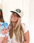 Hot Moms Club - Green Vintage Trucker Hat - My Pampered Life Seattle