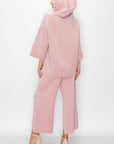 Francine French Scuba Pearl Hoodie - Light Colors