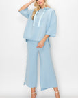 Francine French Scuba Pearl Hoodie - Light Colors