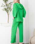 Farrah French Scuba Pearl Pant - Light Colors