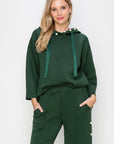 Francine French Scuba Pearl Hoodie - Dark Colors