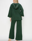 Francine French Scuba Pearl Hoodie - Dark Colors