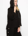 Francine French Scuba Pearl Hoodie - Dark Colors