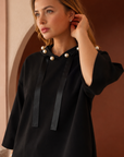 Francine French Scuba Pearl Hoodie - Dark Colors