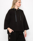 Francine French Scuba Pearl Hoodie - Dark Colors