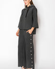 Francine French Scuba Pearl Hoodie - Dark Colors