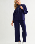 Farrah French Scuba Pearl Pant - Dark Colors