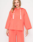 Francine French Scuba Pearl Hoodie - Light Colors