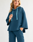 Francine French Scuba Pearl Hoodie - Dark Colors