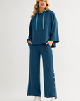 Farrah French Scuba Pearl Pant - Dark Colors