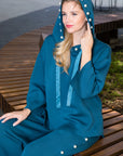 Francine French Scuba Pearl Hoodie - Dark Colors