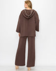 Francine French Scuba Pearl Hoodie - Dark Colors