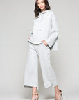 Francine French Scuba Pearl Hoodie - Light Colors