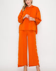 Farrah French Scuba Pearl Pant