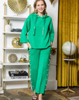 Farrah French Scuba Pearl Pant