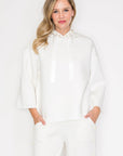 Francine French Scuba Pearl Hoodie - Light Colors
