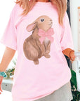 VINTAGE BUNNY WITH RIBBON Graphic Tee
